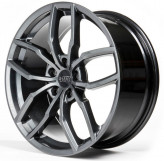 RACINGLINE sada 4 kusov hliníkových diskov R360 19x8.5 ET44 5/112 - Šedá Gunmetal