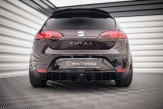 Maxton Design spoiler zadného nárazníka SEAT Leon 1P Cupra / FR - čierny lesklý