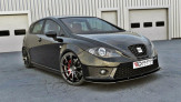 Maxton Design spoiler predného nárazníka SEAT Leon 1P Cupra / FR po FL Ver.1 - carbon look