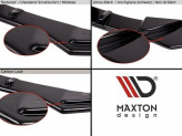 Maxton Design spoiler predného nárazníka AUDI TTRS 8J Ver.1 - čierny lesklý