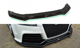 Maxton Design spoiler predného nárazníka AUDI TTRS 8J Ver.2 - čierny lesklý