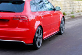 Maxton Design bočné prahové lišty AUDI S3 / RS3 8P - carbon look