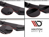 Maxton Design bočné spoilery zadného nárazníka AUDI A3 8P Sportback - čierny lesklý