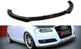 Maxton Design spoiler predného nárazníka AUDI A3 8P po FL - carbon look