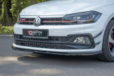Maxton Design spoiler predného nárazníka VW Polo AW GTI Ver.1 - čierny lesklý