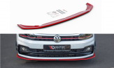 Maxton Design spoiler predného nárazníka VW Polo AW GTI Ver.2 - čierny lesklý