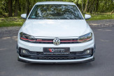 Maxton Design spoiler predného nárazníka VW Polo AW GTI Ver.2 - čierny lesklý