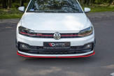 Maxton Design spoiler predného nárazníka VW Polo AW GTI Ver.2 - čierny lesklý