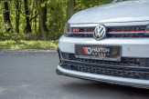 Maxton Design spoiler predného nárazníka VW Polo AW GTI Ver.2 - červený