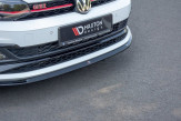 Maxton Design spoiler predného nárazníka VW Polo AW GTI Ver.3 - čierny lesklý