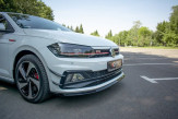 Maxton Design spoiler predného nárazníka VW Polo AW GTI Ver.3 - čierny lesklý