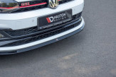 Maxton Design spoiler predného nárazníka VW Polo AW GTI Ver.3 - carbon look