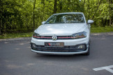 Maxton Design spoiler predného nárazníka VW Polo AW GTI Ver.4 - čierny lesklý