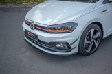 Maxton Design spoiler predného nárazníka VW Polo AW GTI Ver.4 - čierny lesklý