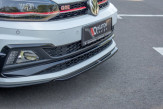 Maxton Design spoiler predného nárazníka VW Polo AW GTI Ver.4 - čierny lesklý