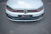 Maxton Design spoiler predného nárazníka VW Polo AW GTI Ver.4 - carbon look