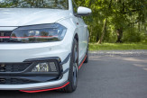 Maxton Design spoiler predného nárazníka VW Polo AW GTI Ver.5 - čierny lesklý