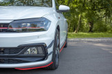 Maxton Design spoiler predného nárazníka VW Polo AW GTI Ver.5 - carbon look