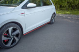 Maxton Design bočné prahové lišty VW Polo AW GTI - carbon look