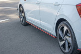 Maxton Design bočné prahové lišty VW Polo AW GTI - červený