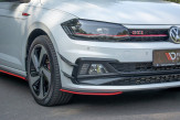 Maxton Design prítlačné krídielka predného nárazníka (canards) VW Polo AW GTI - čierny