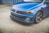 Maxton Design spoiler predného nárazníka Racing Durability VW Polo AW GTI - čierny 