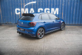 Maxton Design bočné prahové lišty Racing Durability VW Polo AW GTI - čierny 