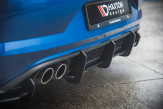 Maxton Design spoiler zadného nárazníka Racing Durability VW Polo AW GTI - čierno červený 