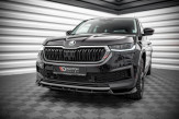 Maxton Design spoiler predného nárazníka ŠKODA Kodiaq po FL Ver.1 - čierny lesklý