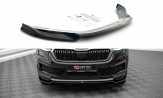 Maxton Design spoiler predného nárazníka ŠKODA Kodiaq po FL Ver.2 - carbon look