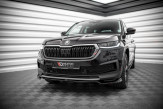 Maxton Design spoiler predného nárazníka ŠKODA Kodiaq po FL Ver.2 - carbon look