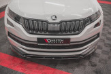 Maxton Design spoiler predného nárazníka ŠKODA Kodiaq Sportline / RS - čierny lesklý