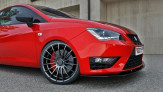 Maxton Design spoiler predného nárazníka SEAT Ibiza Cupra 6J po FL - čierny lesklý