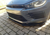 Maxton Design spoiler predného nárazníka VW Scirocco 3 R po FL Ver.1 - carbon look