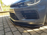 Maxton Design spoiler predného nárazníka VW Scirocco 3 R po FL Ver.1 - carbon look