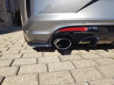 Maxton Design bočné spoilery zadného nárazníka VW Scirocco 3 R po FL - čierny lesklý