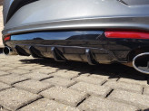 Maxton Design difúzor zadného nárazníka VW Scirocco 3 R po FL - čierny lesklý