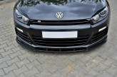 Maxton Design spoiler predného nárazníka VW Scirocco 3 R pred FL - čierny lesklý