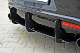 Maxton Design difúzor a bočné spoilery zadného nárazníka VW Scirocco 3 R pred FL - čierny 