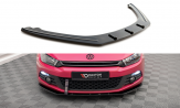 Maxton Design spoiler predného nárazníka VW Scirocco 3 - čierny lesklý