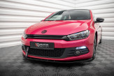 Maxton Design spoiler predného nárazníka VW Scirocco 3 - čierny lesklý