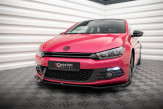 Maxton Design spoiler predného nárazníka VW Scirocco 3 Ver.2 - čierny lesklý