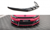 Maxton Design spoiler predného nárazníka VW Scirocco 3 Ver.3 - čierny lesklý