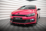 Maxton Design spoiler predného nárazníka VW Scirocco 3 Ver.3 - čierny lesklý