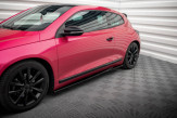 Maxton Design bočné prahové lišty VW Scirocco 3 - čierny lesklý