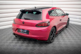 Maxton Design bočné spoilery zadného nárazníka VW Scirocco 3 - čierny lesklý