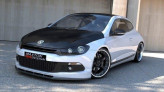 Maxton Design spoiler predného nárazníka VW Scirocco 3 R-Line - carbon look