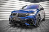 Maxton Design spoiler predného nárazníka VW Tiguan MQB R / R-Line po FL Ver.1 - čierny lesklý