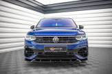 Maxton Design spoiler predného nárazníka VW Tiguan MQB R / R-Line po FL Ver.2 - čierny lesklý