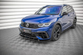 Maxton Design spoiler predného nárazníka VW Tiguan MQB R / R-Line po FL Ver.2 - čierny lesklý